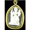 Image 1 : Gold Vermeil Buddha Amulet (JEW-2561)