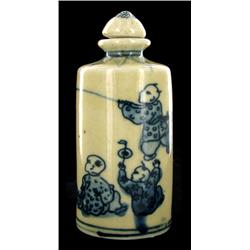 Antique Chinese Porcelain Snuff Bottle (ANT-1519)