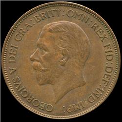 1936 British Geo V 1p Uncirculated MS63 (COI-8941)