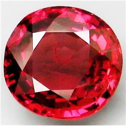 2.16ct Red Lustrous Natural Spinel Mogok (GEM-29936)
