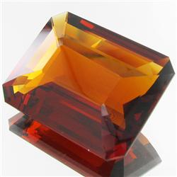 131.5ct Huge Madeira Citrine Octagon (GEM-27857)