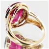 Image 3 : 8.57ct Red Ruby/Dia. 14k Ring Appraised $23k (JEW-3148)