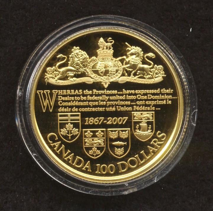 2007 $100 Gold Coin