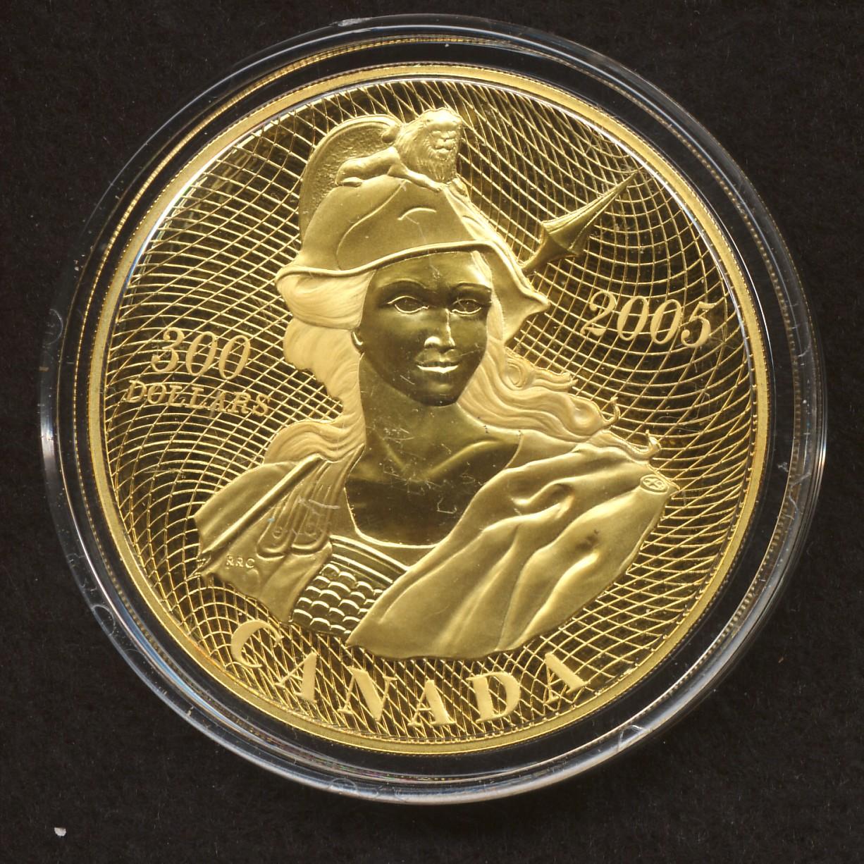 Shinplaster Coin 2005 Shinplaster $300 Gold Coin
