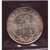 Image 2 : 1918C Newfoundland Fifty Cent