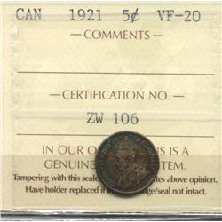 1921 Five Cent