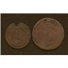 Image 2 : Lot of Two Counterstamped Tokens