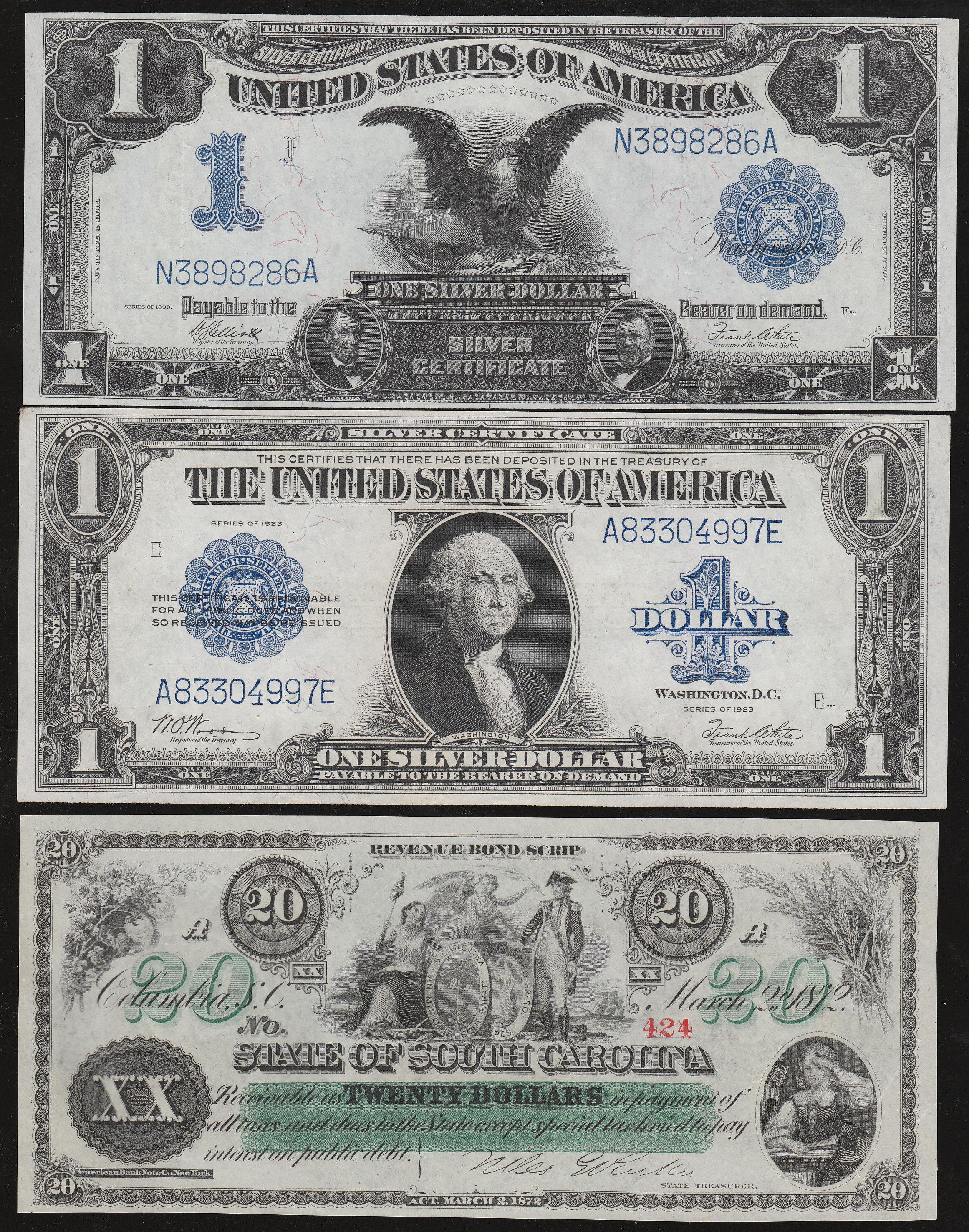 Lot of United States of America Bank Notes
