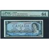 Image 1 : 1954 Bank of Canada $5 Replacement  Note