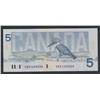 Image 2 : 1986 Bank of Canada $5 Replacement Note