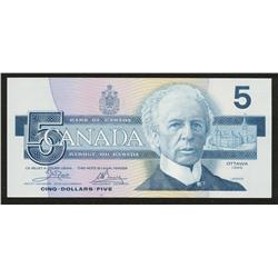 1986 Bank of Canada $5