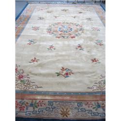 Chinese sculpted hand made rug