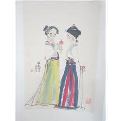 Chinese scroll by Cheng Shi Fa