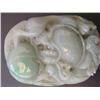 Image 3 : Jade carved piece "Turtle & Bird"