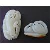 Image 1 : 2 carved jade pieces