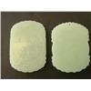 Image 1 : 2 carved jade pendants