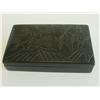 Image 1 : Spinach jade box with carved lid