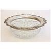 Sterling silver cut glass bowl signed Gorham
