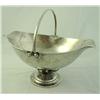 Hand hammered silver basket
