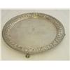 Sterling silver claw foot tray