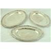 Set of 3 sterling silver Tiffany & Co. (M) trays