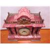 Image 2 : Rouge marble mantle clock