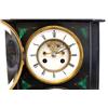 Image 2 : 19th c. slate & malachite barometer / clock