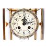 Image 2 : Bronze & enamel crystal regulator clock