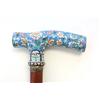 Image 2 : Cane with silver & enamel handle