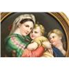 Image 2 : 19th c. porcelain plaque "Madonna & Child"