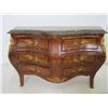 Image 2 : Marble top bombe bronze mounted commode