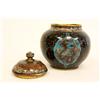 Image 2 : 19th c. 3 piece cloisonne enameled set