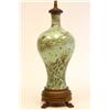 Image 2 : 19th c. Celadon vase mounted as a lamp