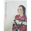 Image 2 : Chinese scroll "Young Woman" artist signed Zeng