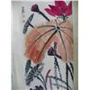Image 1 : Chinese scroll "Lotus" signed Bai Shi