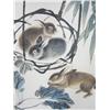 Image 3 : Chinese scroll of "Rabbits & Flowers"