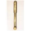 Image 1 : Barometer with brass plate in Latin