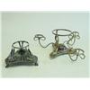 Image 1 : 2 English silver plated epergne bases