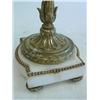 Image 3 : Pair bronze candelabrum 2 arm on marble bases