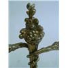 Image 4 : Pair bronze candelabrum 2 arm on marble bases