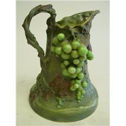 19th c. Teplitz porcelain pitcher