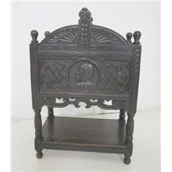 Gothic style magazine rack