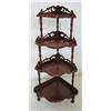 Image 1 : Mahogany Victorian standing curio