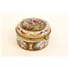 Antique Capodimonte figural box