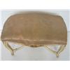 Image 3 : French style white bench with gold highlights