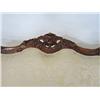 Image 3 : Couch with carved frame beige upholstery