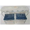 Image 2 : Pair paint decorated benches & console table