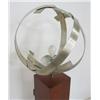 Image 3 : Metal sphere lamp on wooden stand