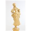 Image 3 : 19th c. European carved ivory "Lady" on pedestal