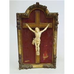 Early 19th c. ivory "Christ on the Cross"